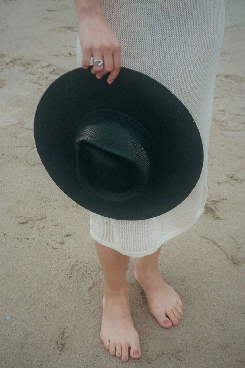 Jo Panama Straw Rancher Hat - Corondao Black | Brixton