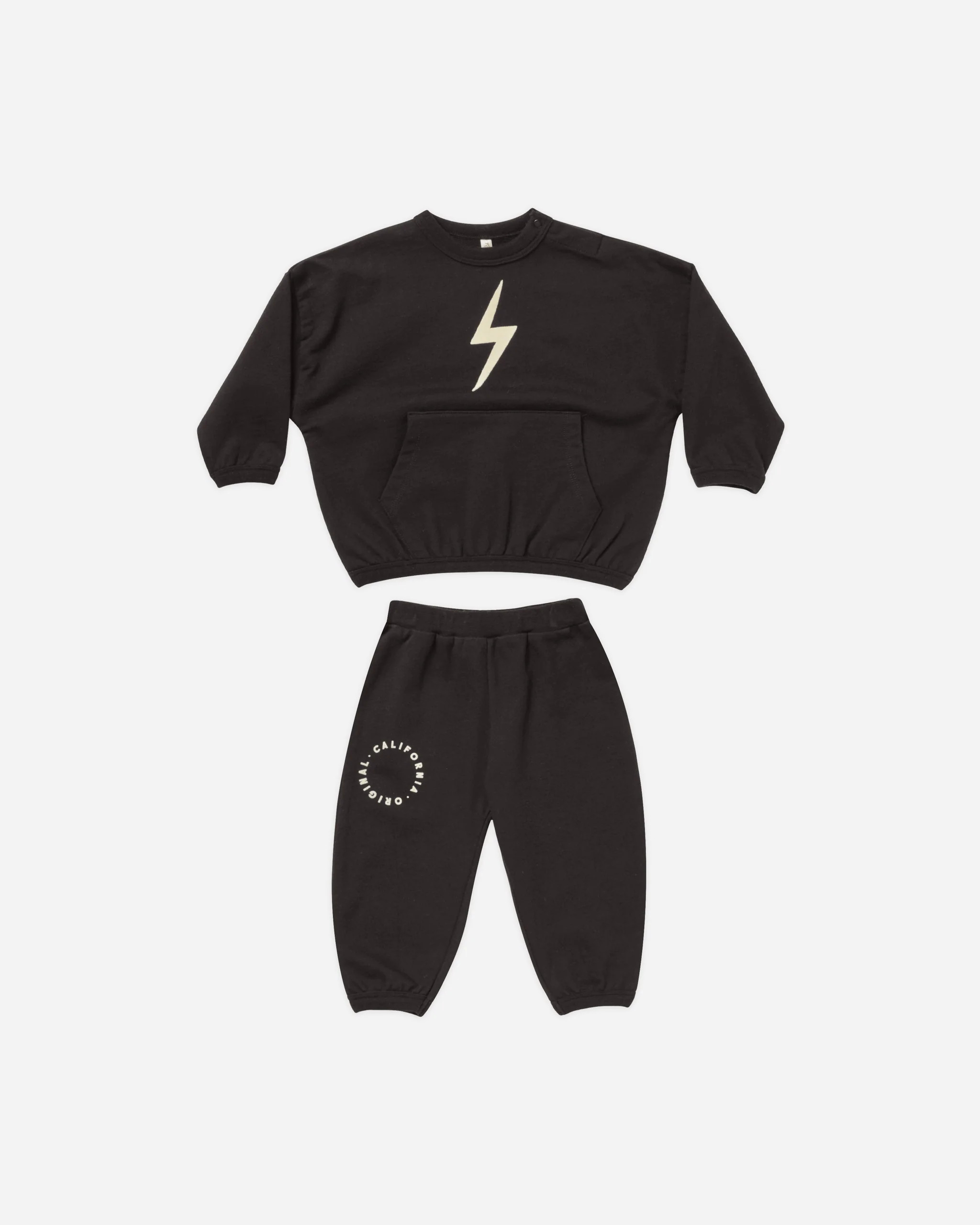 Relaxed Set || Black | Rylee + Cru