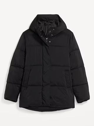 Water-Resistant Hooded Puffer Jacket for Women | Old Navy (US)