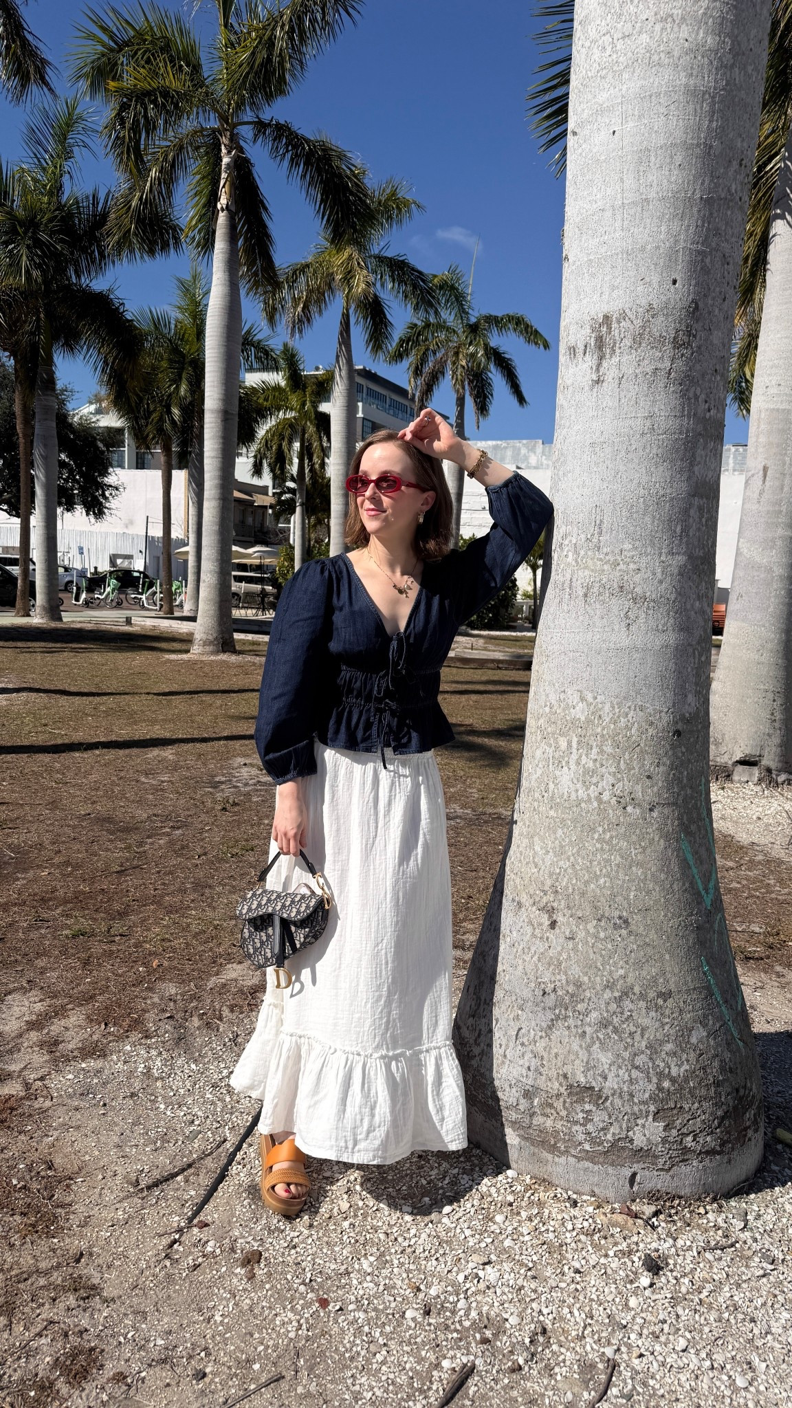 Florida ootd, super comfy and short girl friendly! 
Xs linen skirt lined with stretchy waist
Xs petite denim tie blouse (panel behind ties so no gaping!)
10k step tested sandles


#LTKSaleAlert #LTKootd #LTKPetite