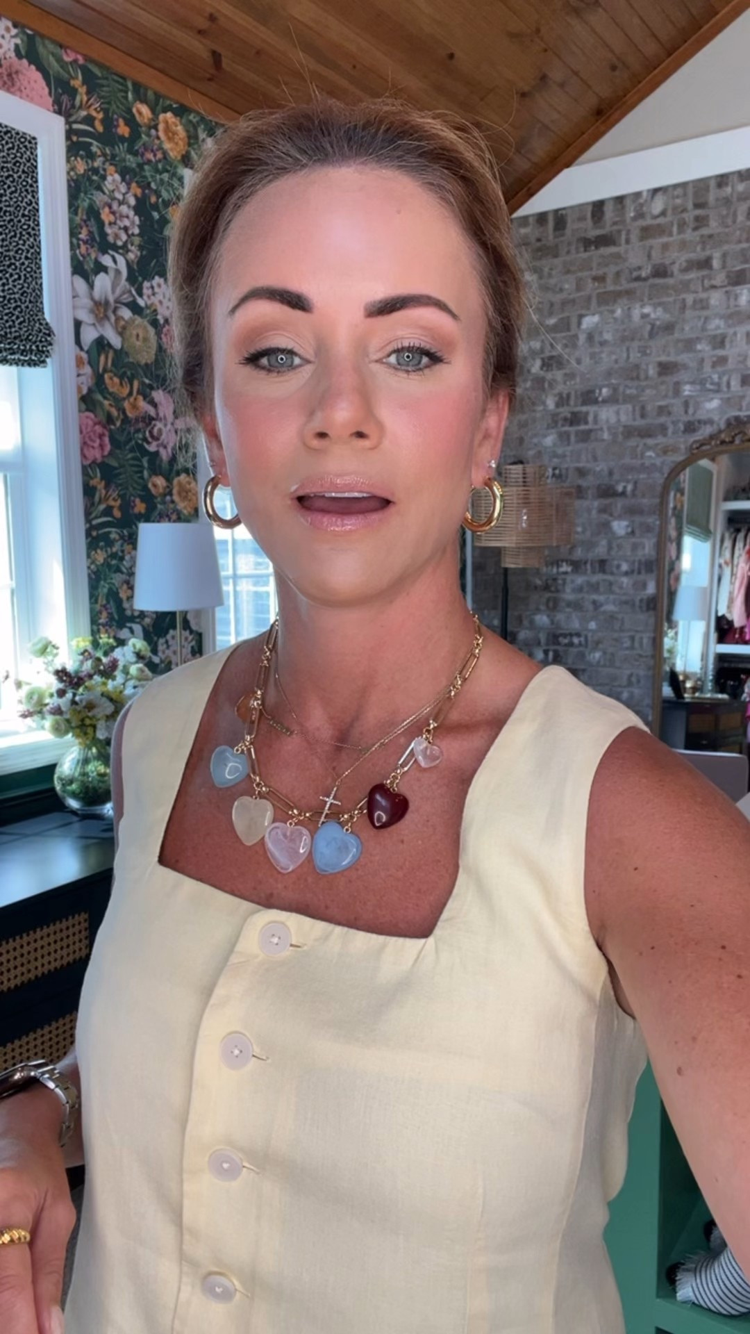 Cuffed jeans, yellow linen vest + good tube hoop earrings!  

#kbstyled #yellow #linentop #springoutfits #jeans #vests

#LTKSaleAlert #LTKOver40 #LTKFindsUnder50