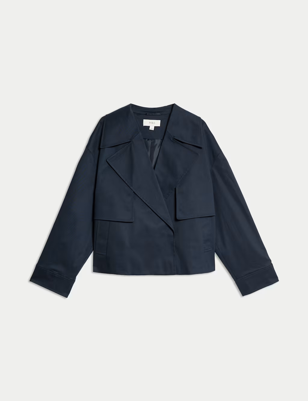 Cotton Rich Short Trench Coat | Marks & Spencer (UK)