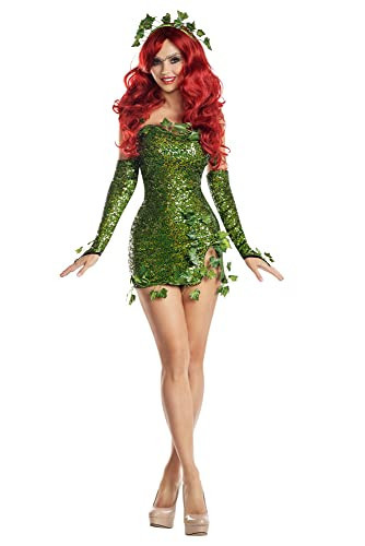 Party King womens Poisonous Villain With Gloves and Headpiece Adult Sized Costumes, Green, X-Large US | Amazon (US)