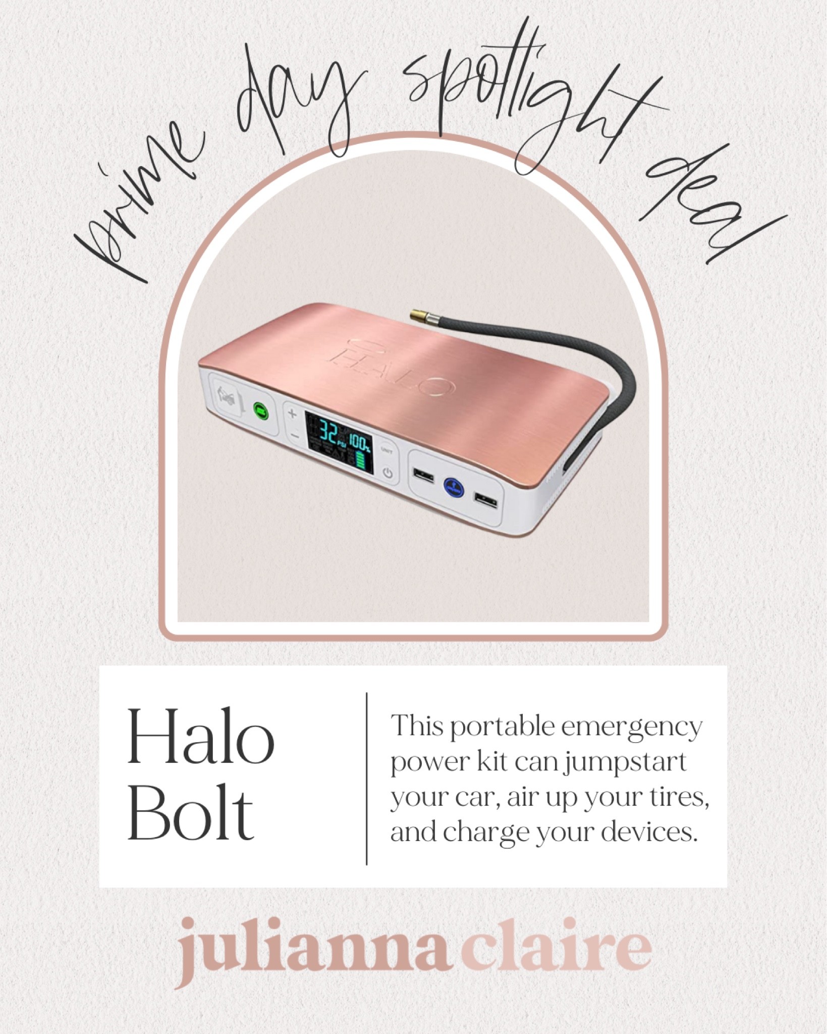 Amazon Prime Day Spotlight Deal - Halo Bolt ✨

amazon finds // amazon prime day // amazon home // amazon home finds // car essentials

#LTKhome #LTKsalealert #LTKunder100