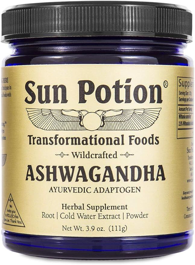 Sun Potion Ashwagandha - Ayurvedic Adaptogen (111g) | Amazon (US)