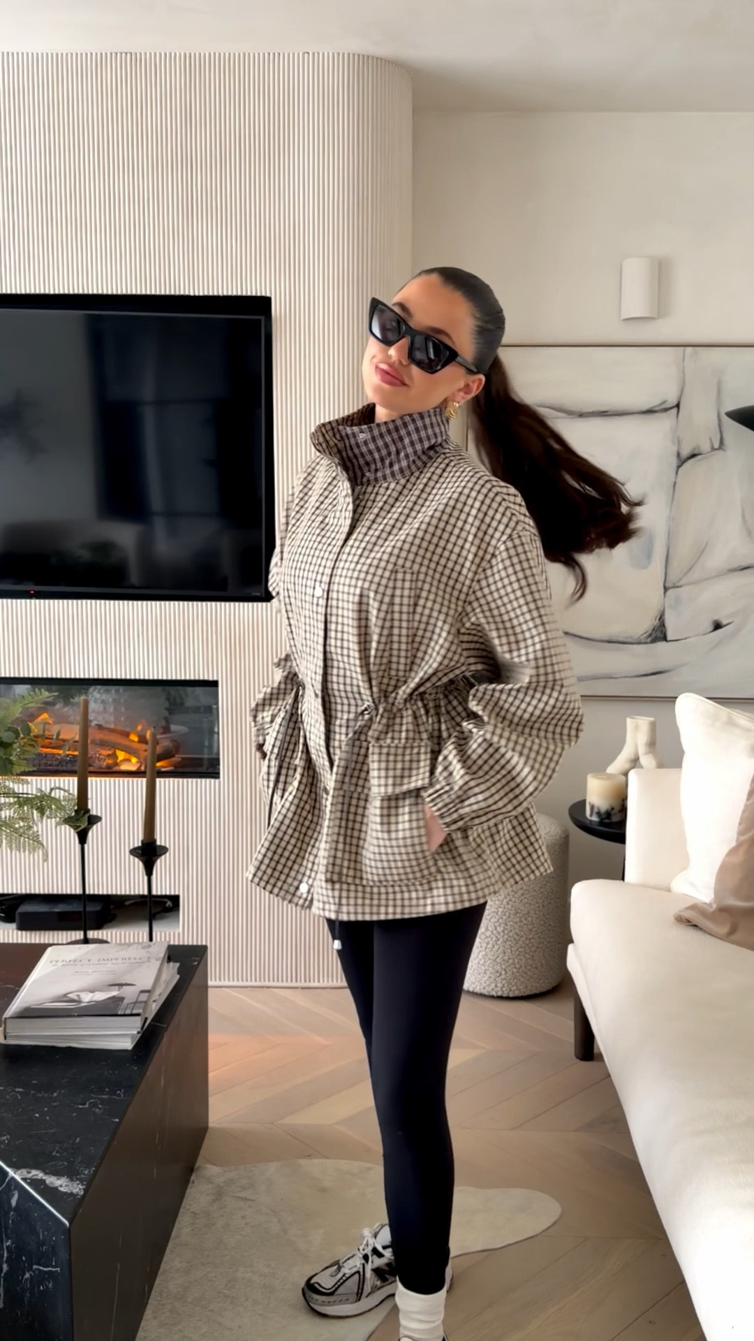 I love this jacket!!!! 🖤🫶🏼 I’m all for a funnel neck and check print and this is PERFECT!!



#LTKeurope #LTKspring #LTKuk