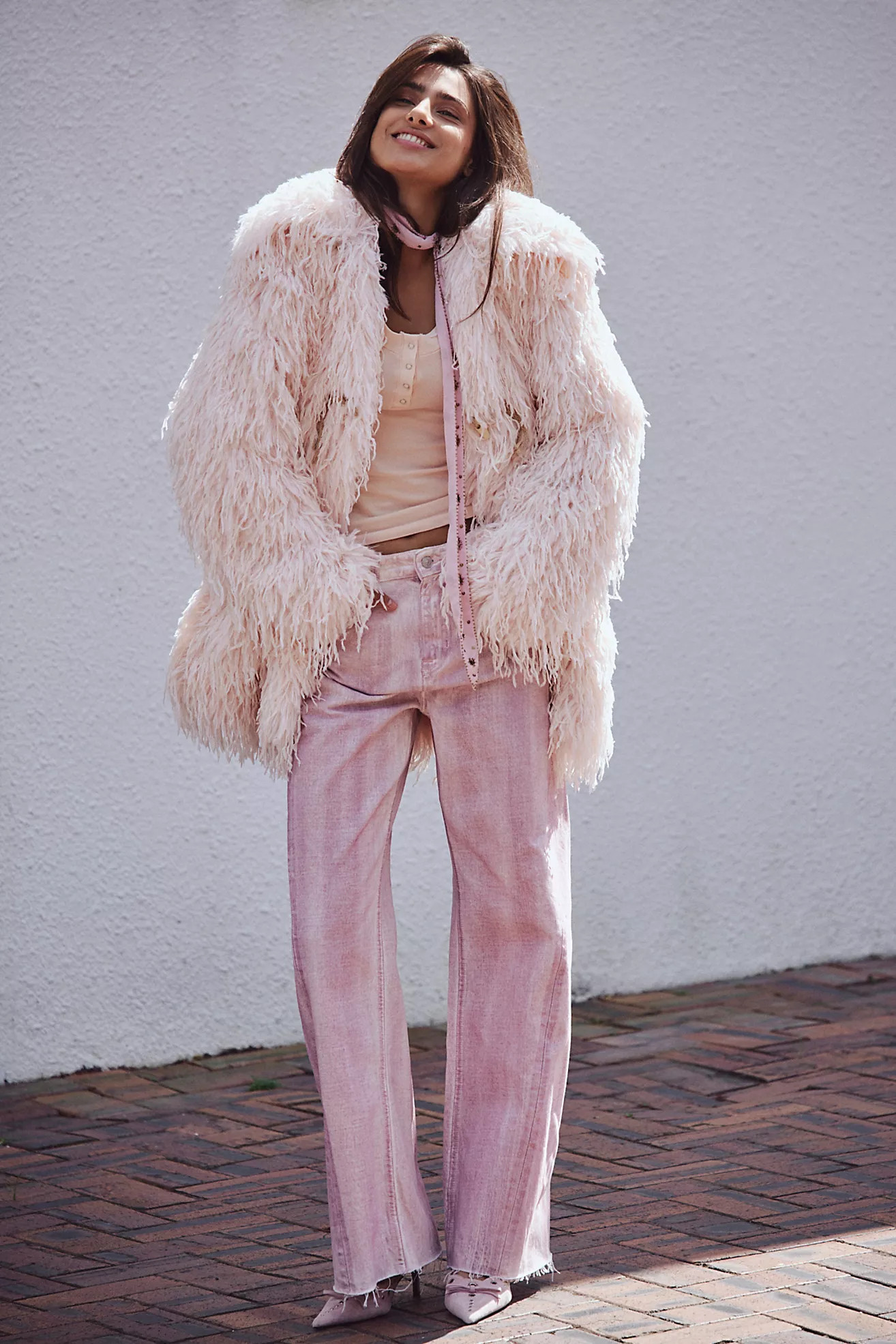 Fluttering Heart Faux Fur Jacket | Free People (UK)