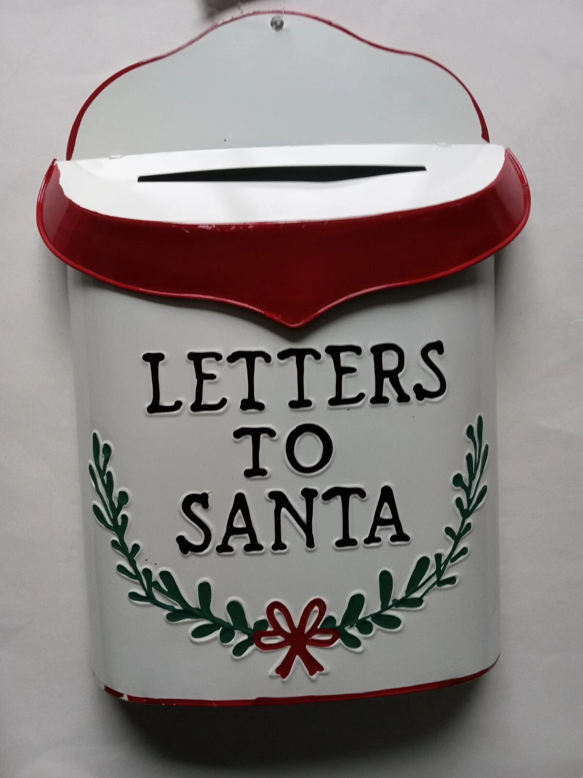 Home For Christmas Letters To Santa Claus Mail Box by Hobby Lobby | eBay US