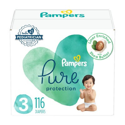 Pampers Pure Protection Diapers Pack - Size 3 -116ct | Target