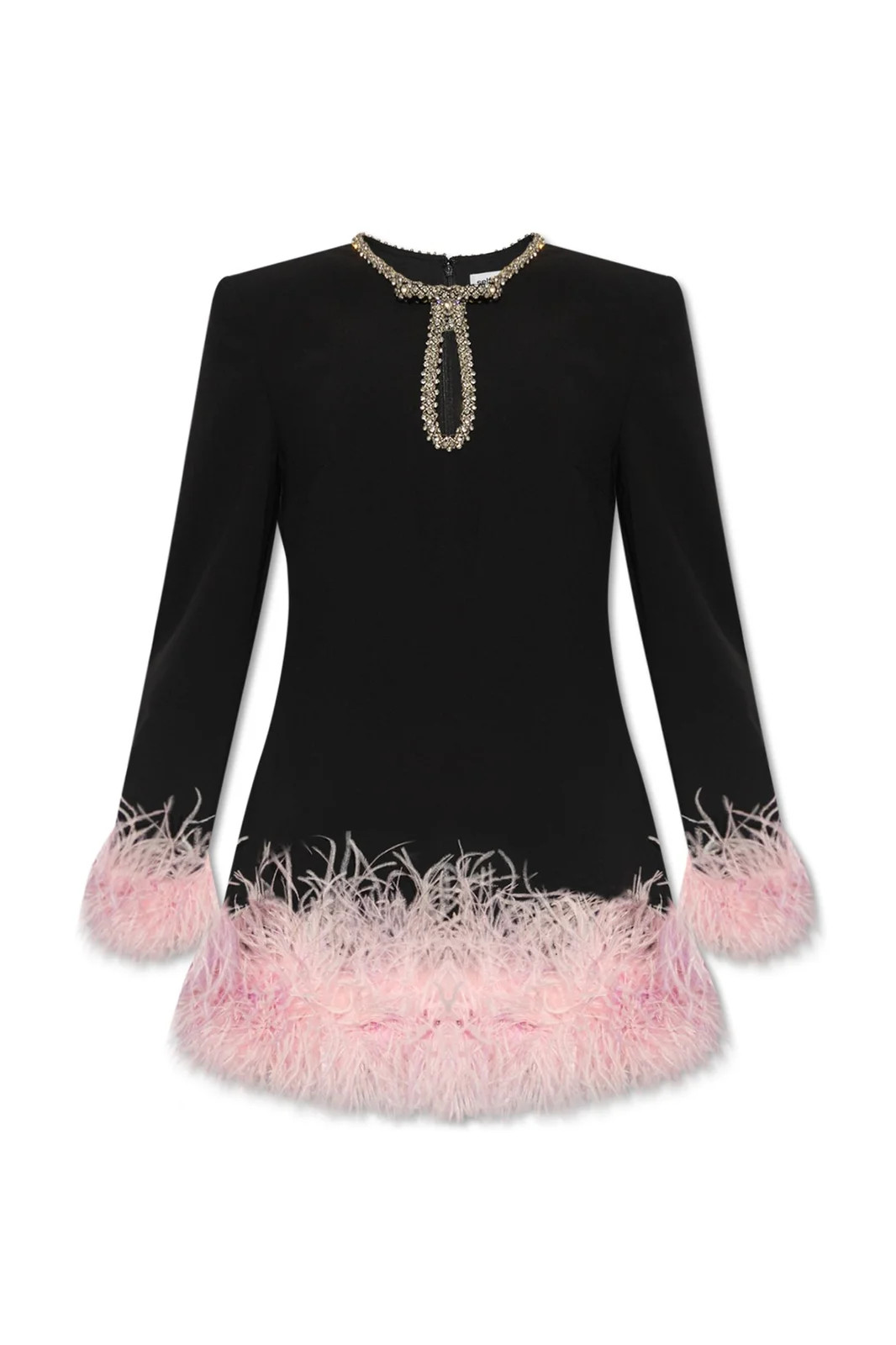 Self-Portrait Embellished Mini Dress | Cettire Global