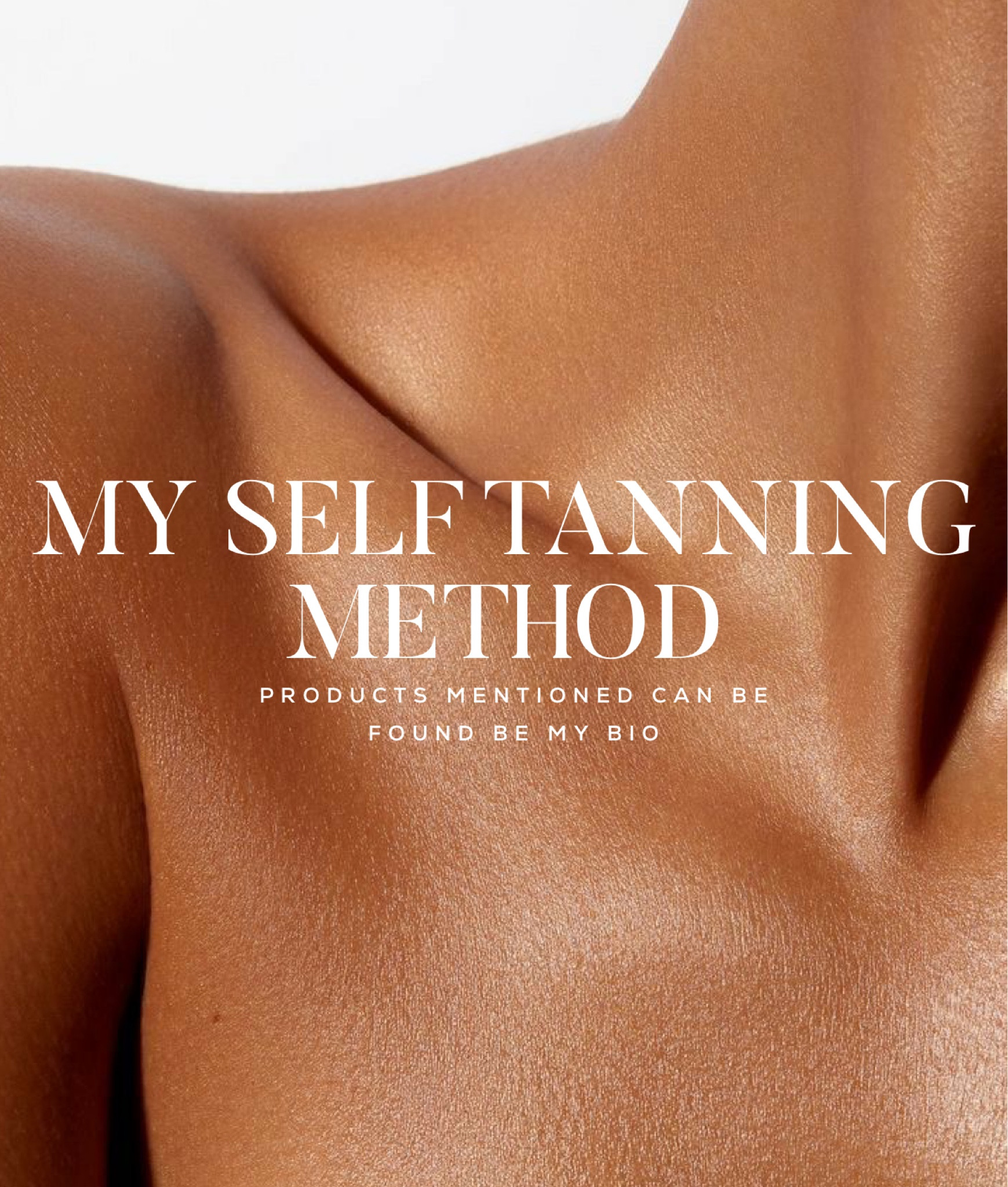 This is how I tan! I always use the medium color for hand and feet and the dark for the rest of my body so my hands and feet’s don’t look crazy! Exfoliating and prep is also a must before! 

#LTKstyletip #LTKbeauty