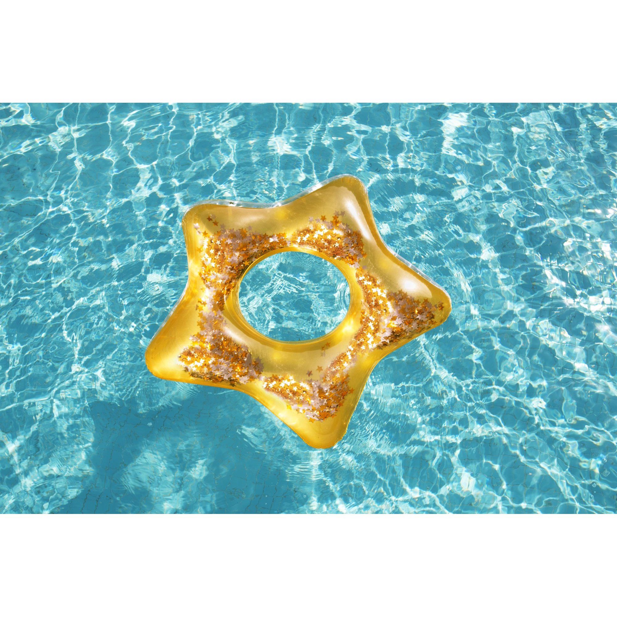 Play Day Yard Inflatable Star Glitter Swim Tube 40" | Walmart (US)