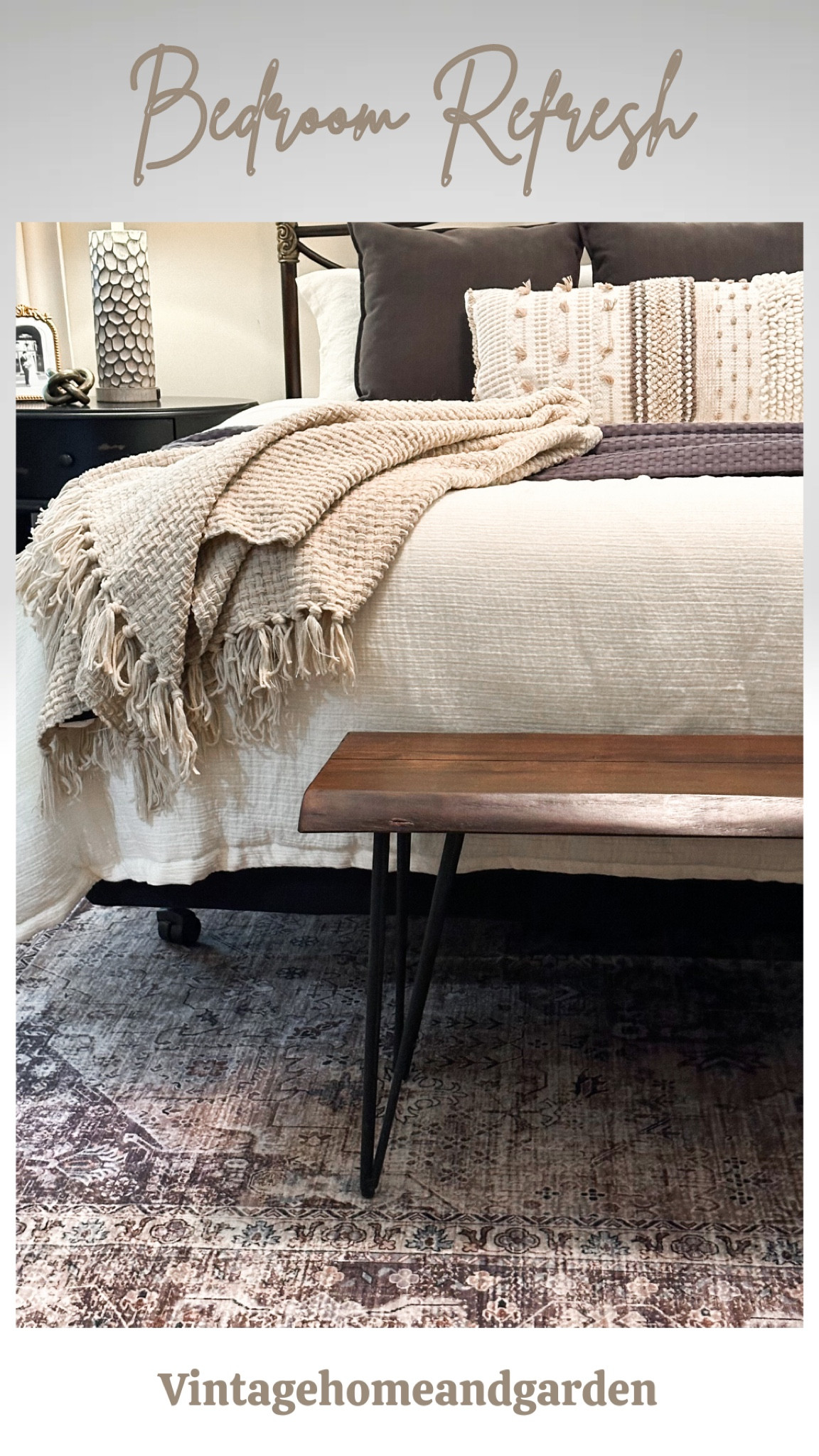 Bedroom Refresh!
#homedecor
#interiordecor
#bedroomrefresh
#washablerug
#walmartfind
#amazonfind
#sheetset
#yoolynrugs

#LTKHome #LTKSeasonal