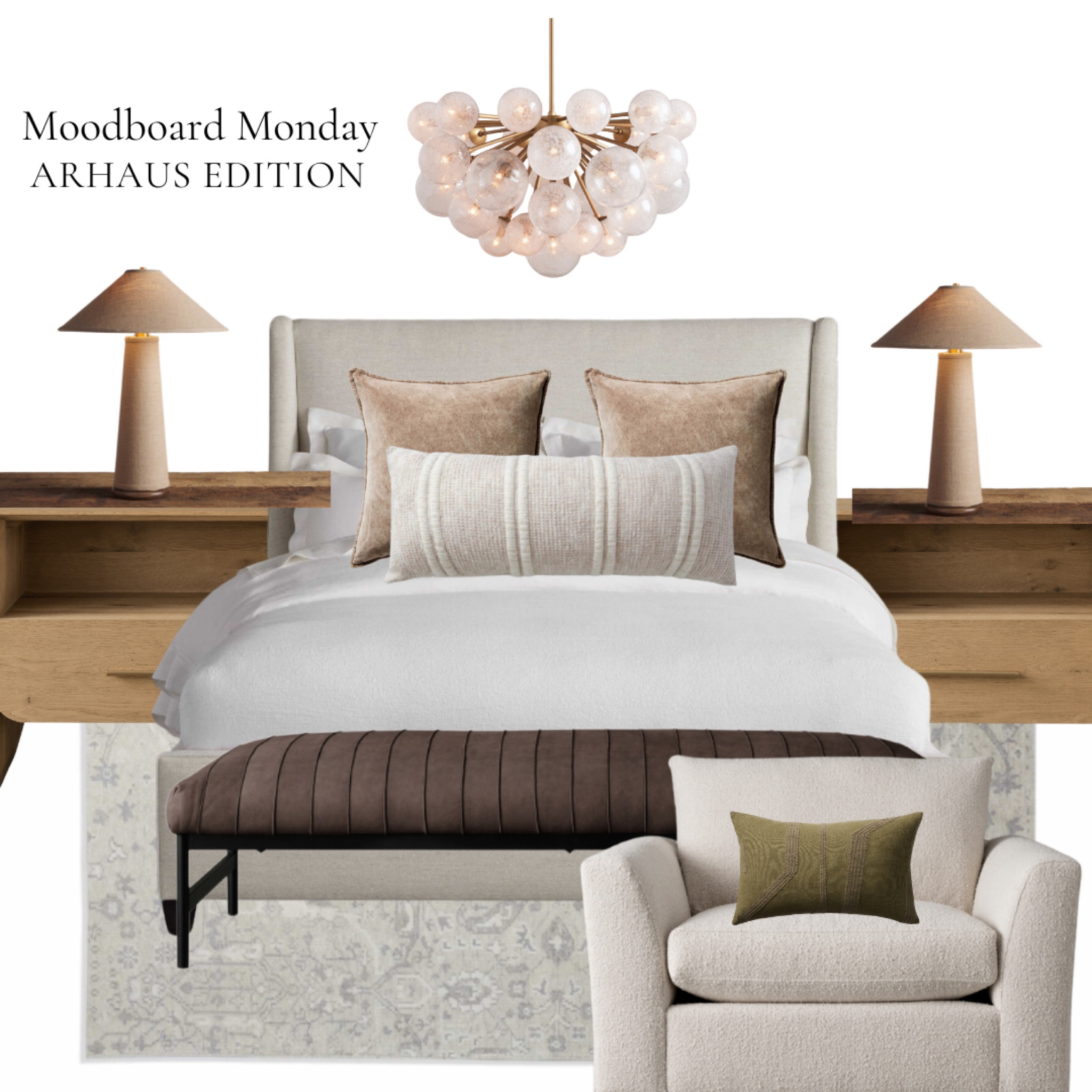 Arhaus bedroom design

#LTKhome #LTKsalealert #LTKitbag