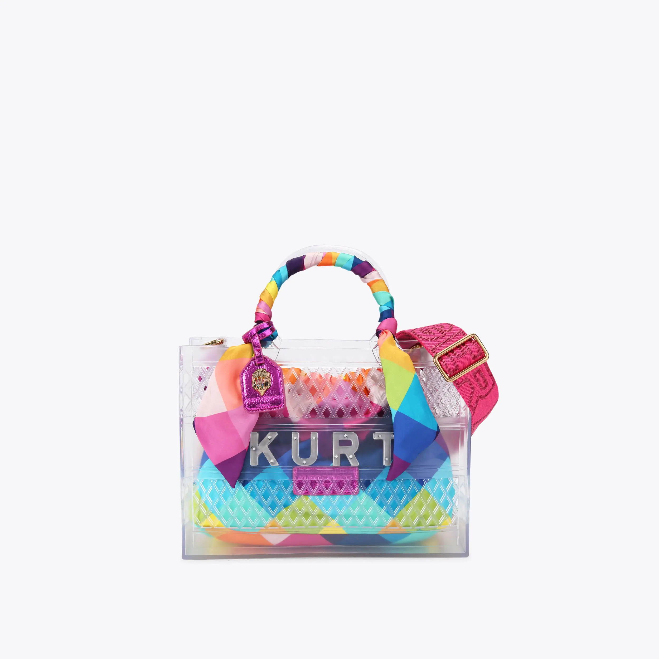 JELLY SM TOTE BAG Vinyl Tote Bag by Kurt Geiger London | Kurt Geiger US