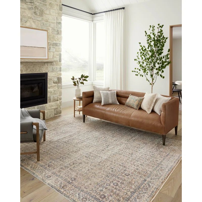 Angela Rose x Loloi Blake Beige / Denim Area Rug | Wayfair North America