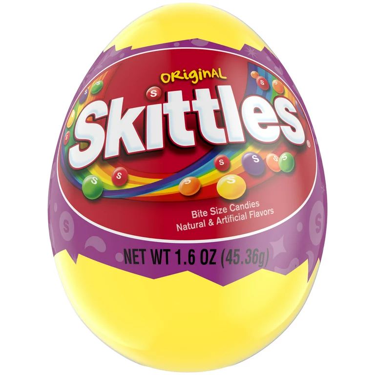 Skittles Original Easter Candy - 1.6 oz Easter Basket Regular Size Chewy Candy | Walmart (US)
