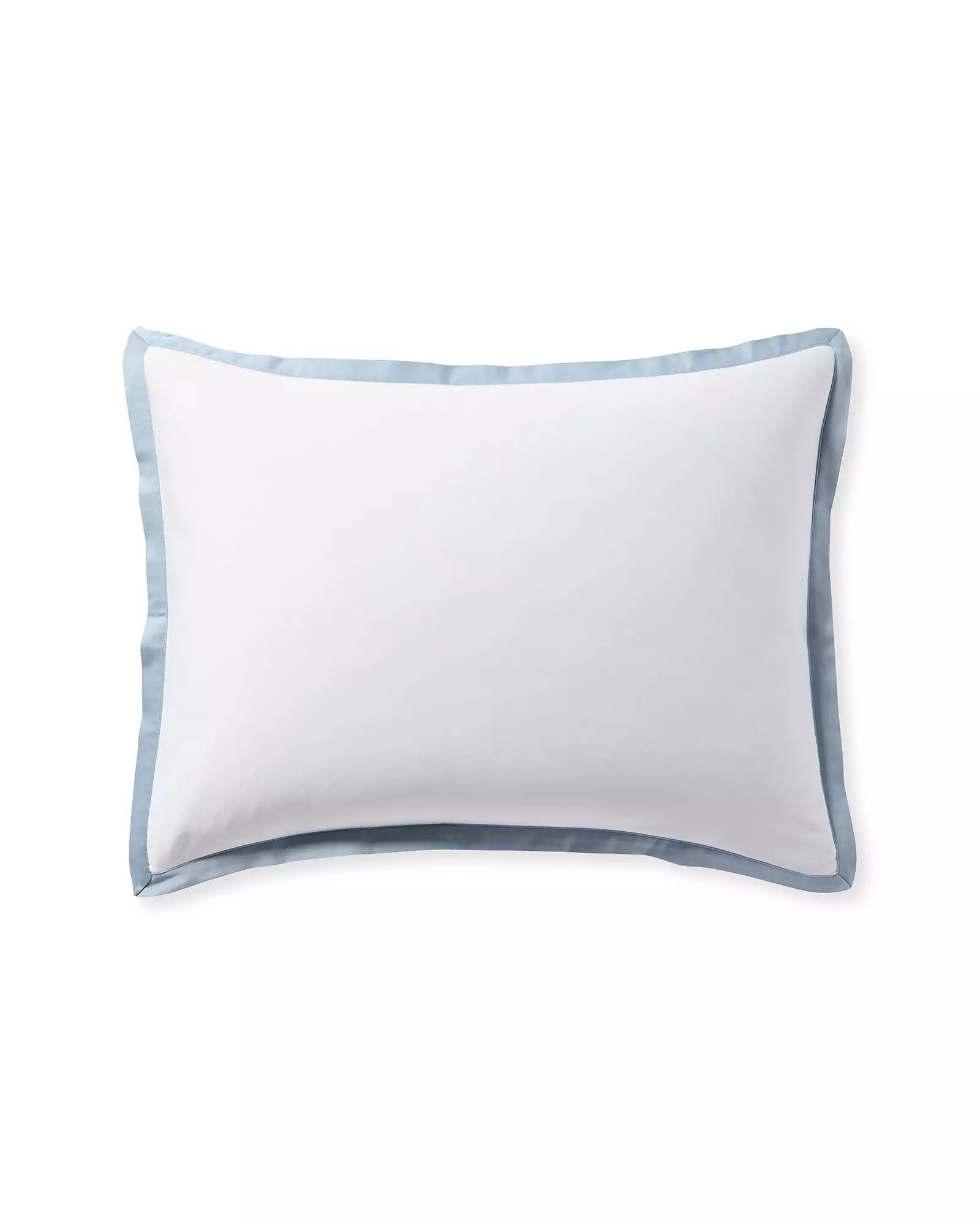 Border Frame Sateen Sham | Serena and Lily