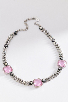 Multi-Crystal Stone Necklace | Anthropologie (US)