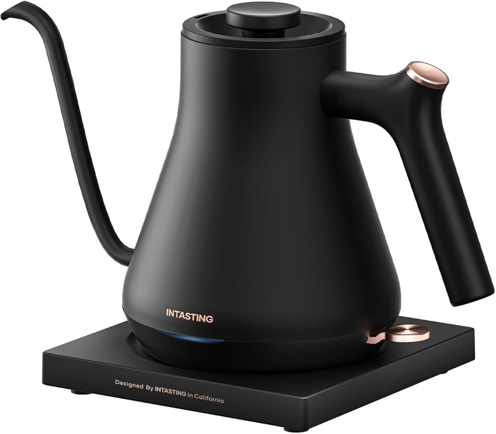 Electric Gooseneck Kettle for Brewing Coffee and Steeping Tea with 304 Stainless Steel Inner, Qui... | Amazon (US)