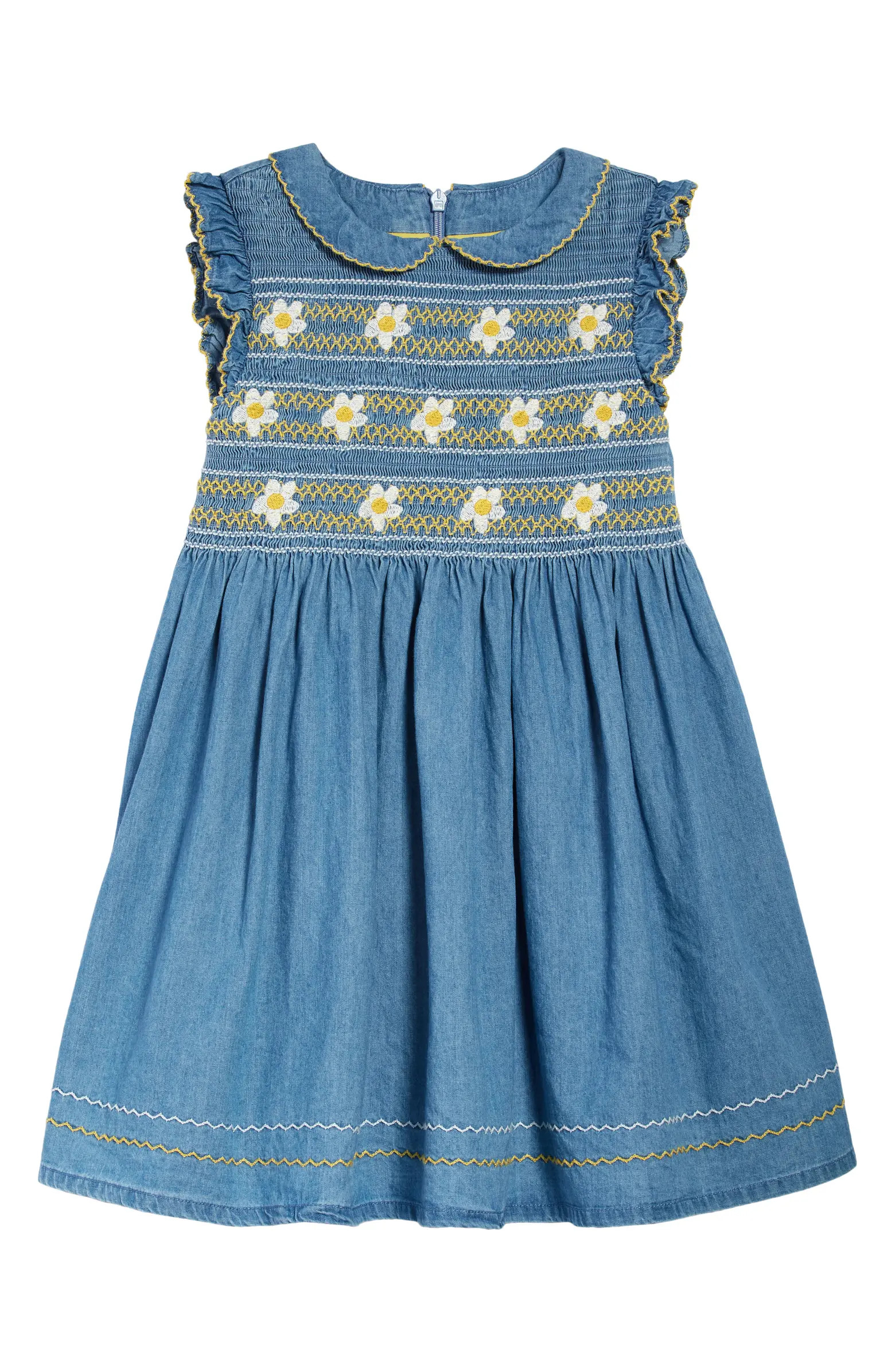 Mini Boden Kids' Smocked Woven Dress | Nordstrom | Nordstrom