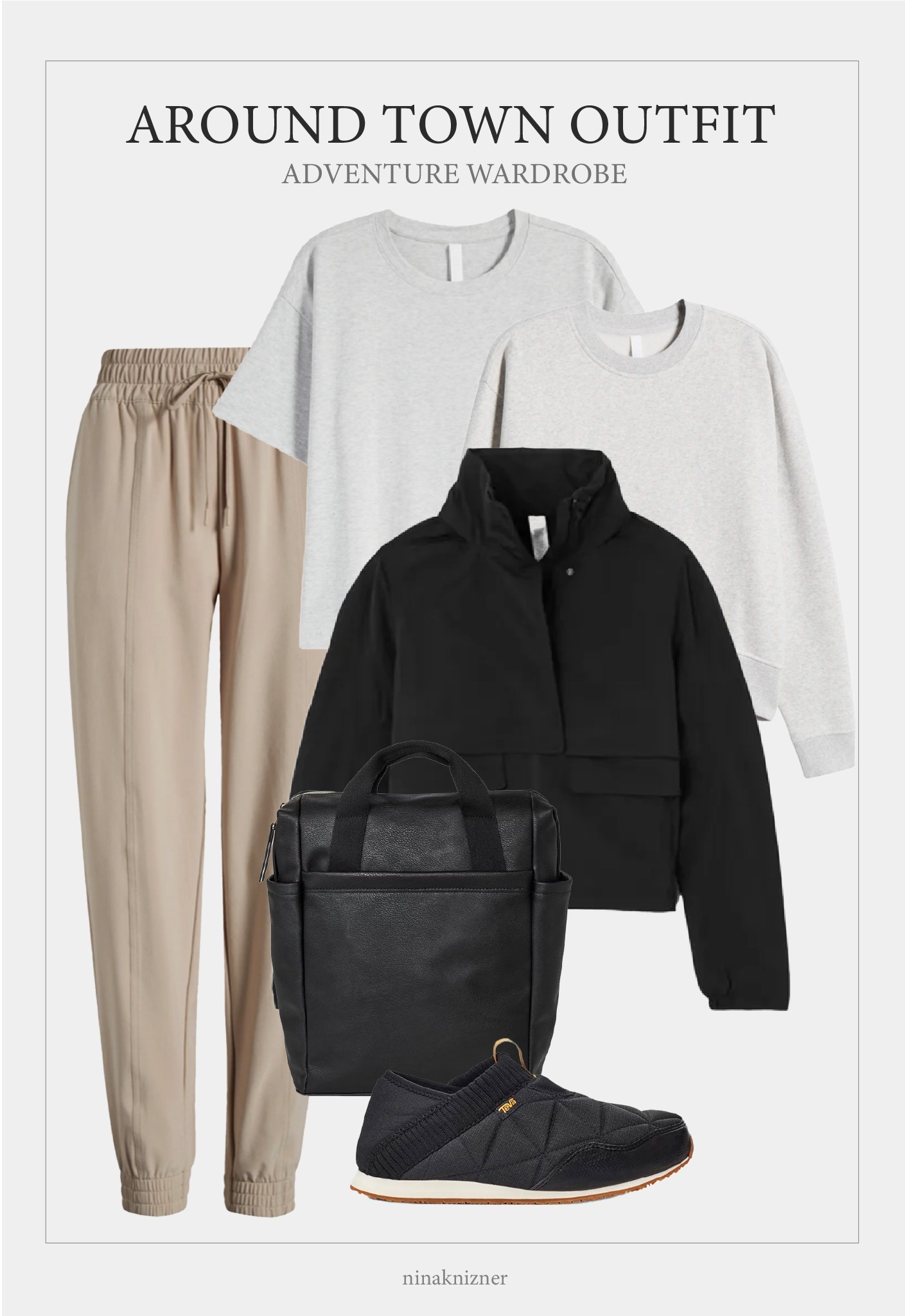 Athleisure outfit for a run to town during roadtrips and camping adventures. 

Paired with a smaller backpack  and the comfiest camping slip ons.

#athleisure #roadtrip #hiking #camping #forest #adventures

#LTKStyleTip #LTKTravel #LTKSeasonal