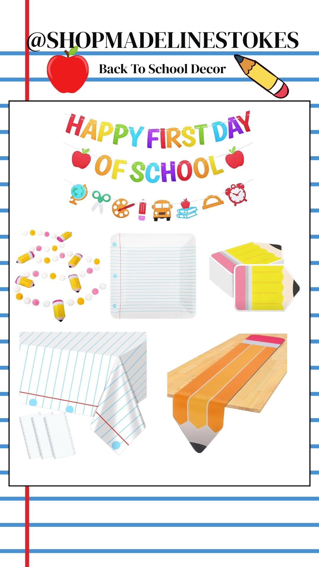 Back to school decorations to make their very first day (or first day back) extra special! I can’t believe my first baby is off to kindergarten! 

#LTKKids #LTKFamily #LTKSeasonal