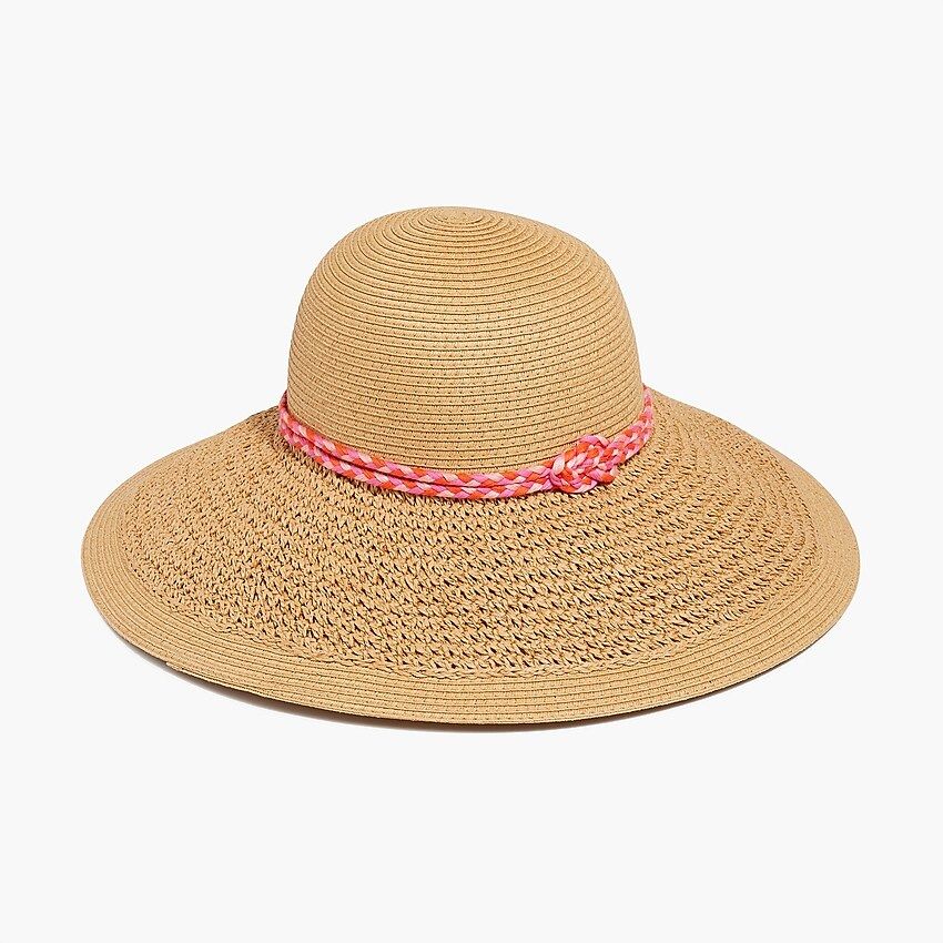 Straw hat with wrapped rope | J.Crew Factory