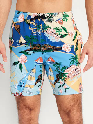 Printed Swim Trunks -- 7-inch inseam | Old Navy (US)