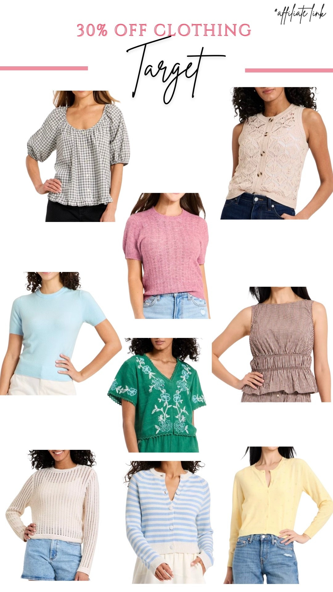 Target clothing on sale! Target tops 30% off

#LTKootd #LTKOver40 #LTKmomlife