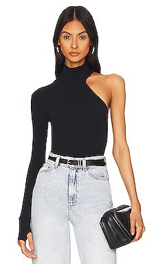 Commando One Shoulder Bodysuit in Black from Revolve.com | Revolve Clothing (Global)