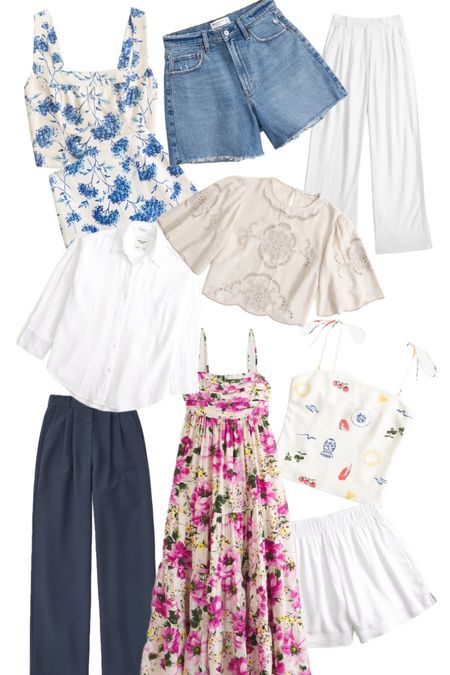 Abercombie Memorial Day weekend sale! So many good summer items. All items under $100. Abercrombie has some of the best linen items. Good time to get their Sloane pants too. I wear mine for work all the time! 

I’m a 31 in pants and Large in tops. Abercrombie sale, summer dress, summer outfits 

#LTKSaleAlert #LTKSeasonal #LTKFindsUnder100