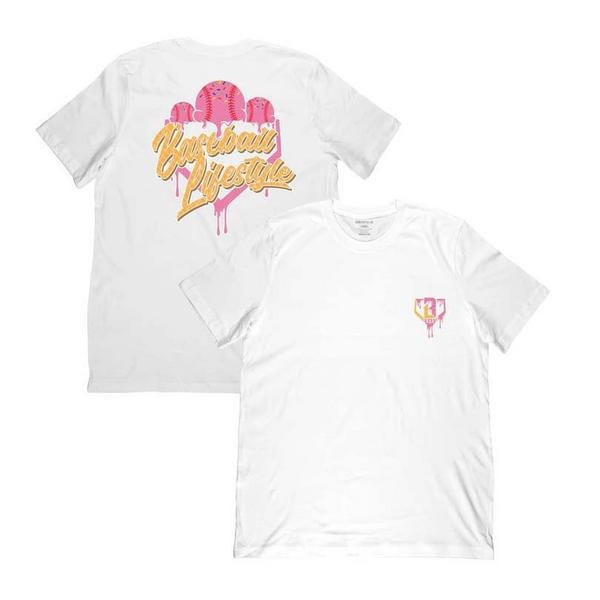 Men's Baseball Lifestyle 101 Ice Cream T-Shirt XLarge Strawberry | Scheels Sports