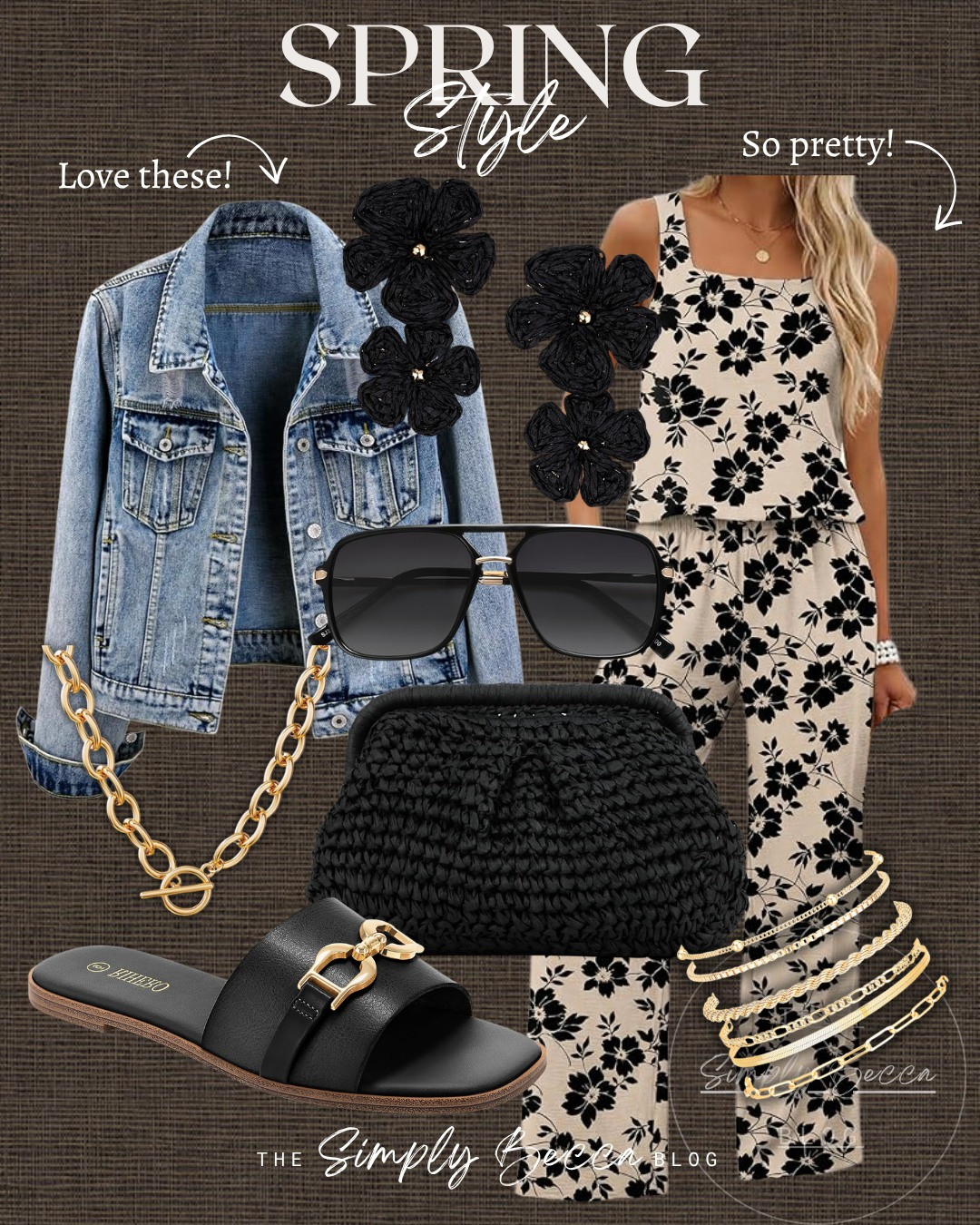 Ordering this set in this print — toooo cute! 🥰 

@amazon 

 #ltkwomens #amazonfashion #springstyle #springoutfits2026 #flowers #black #LTKootd #LTKmomlife #LTKSeasonal