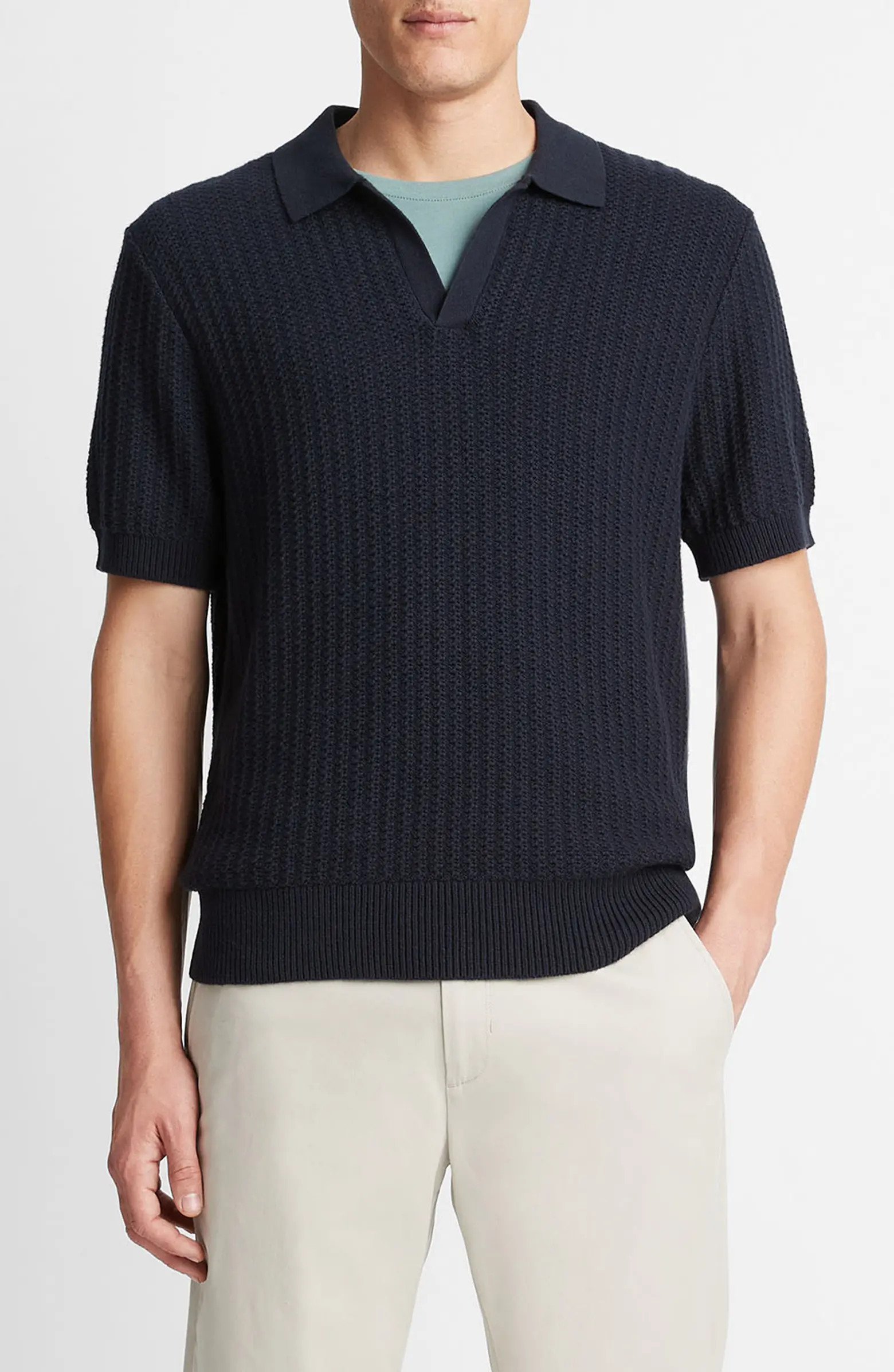 Vince Johnny Collar Sweater | Nordstrom | Nordstrom
