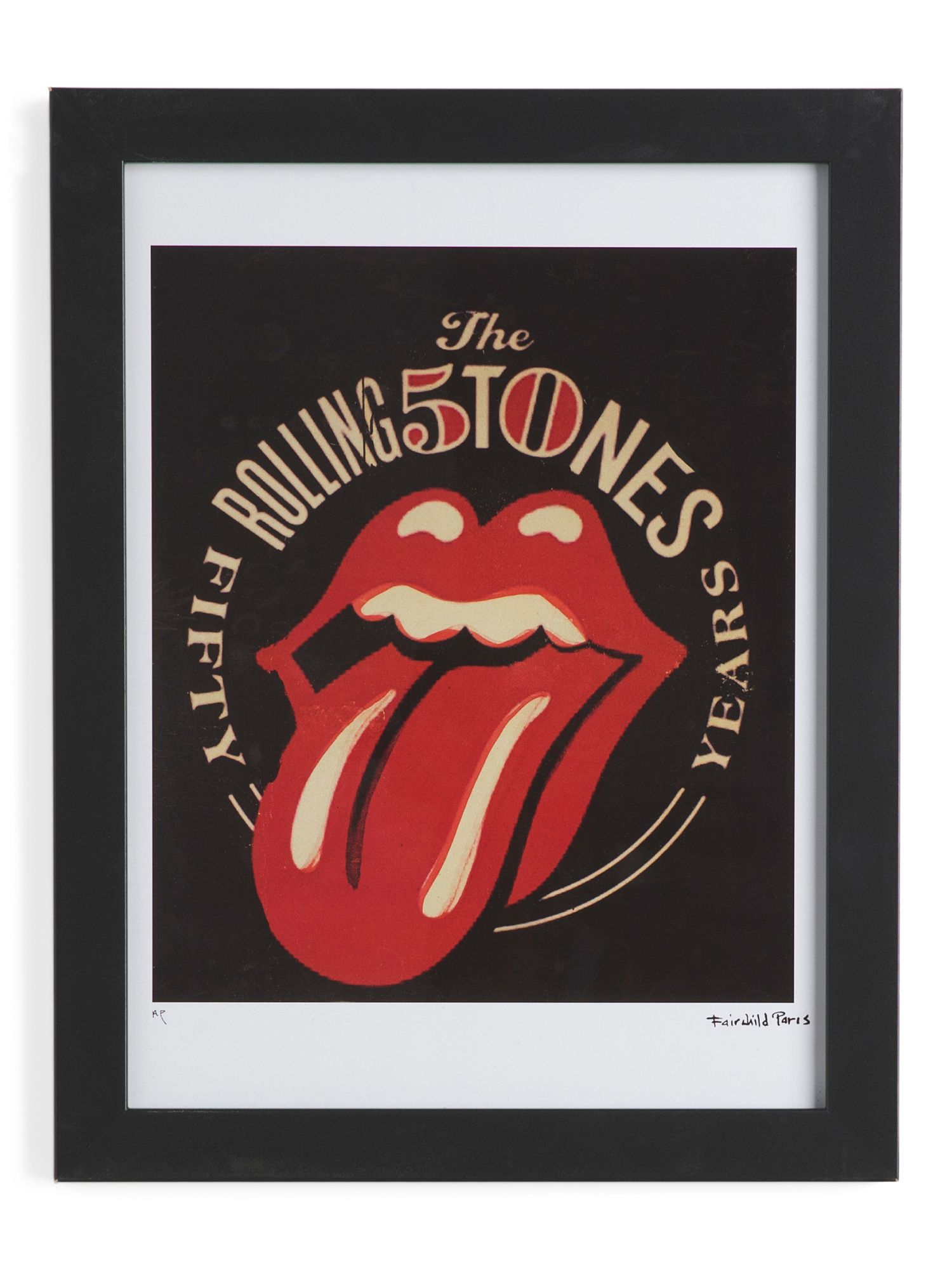14x18 Iconic Rolling Stone Vintage Framed Wall Art | TJ Maxx