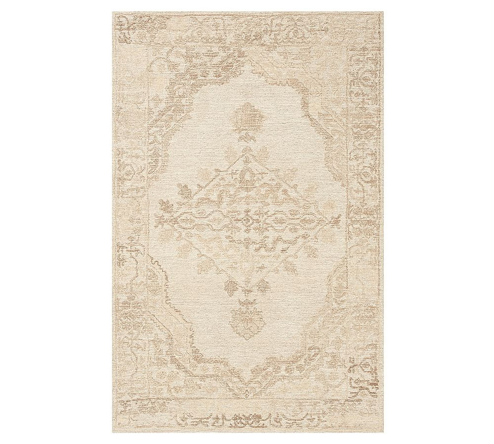 Kenley Tufted Wool Rug | Pottery Barn (US)