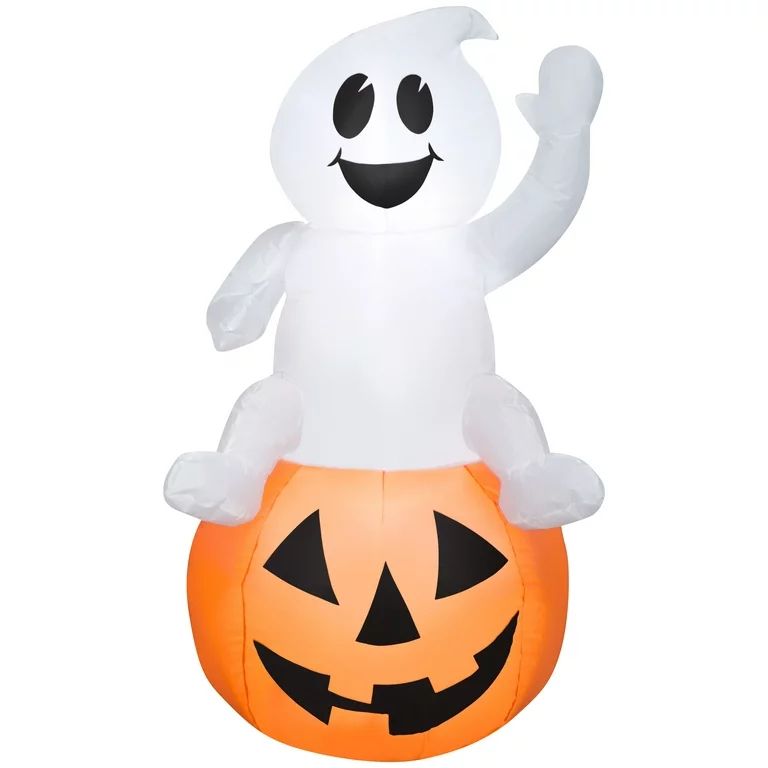 Airblown Inflatables Baby Ghost on Pumpkin - Walmart.com | Walmart (US)