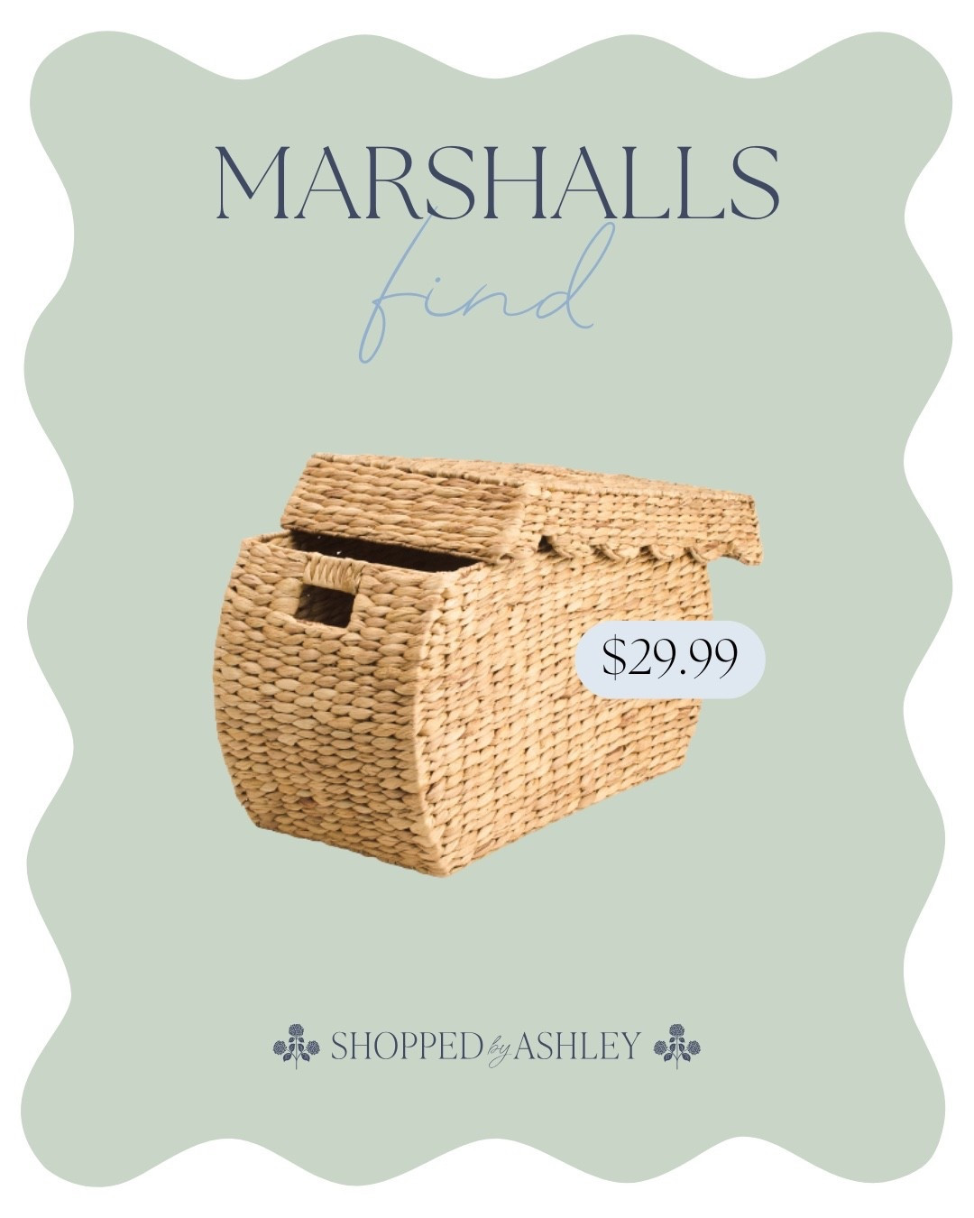 Restock alert! Great price for this medium size scallop storage basket 

Scallop basket, nursery storage, toy storage, HomeGoods find, HomeGoods basket, TJ Maxx basket, Marshall’s find 

#LTKHome #LTKStyleTip #LTKFindsUnder50