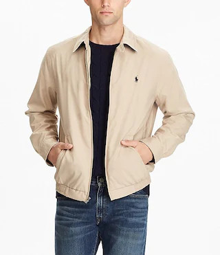 Polo Ralph Lauren Sueded Microfiber Windbreaker | Dillard's | Dillard's