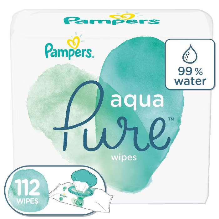 Pampers Aqua Pure Wipes (Select Count) | Target