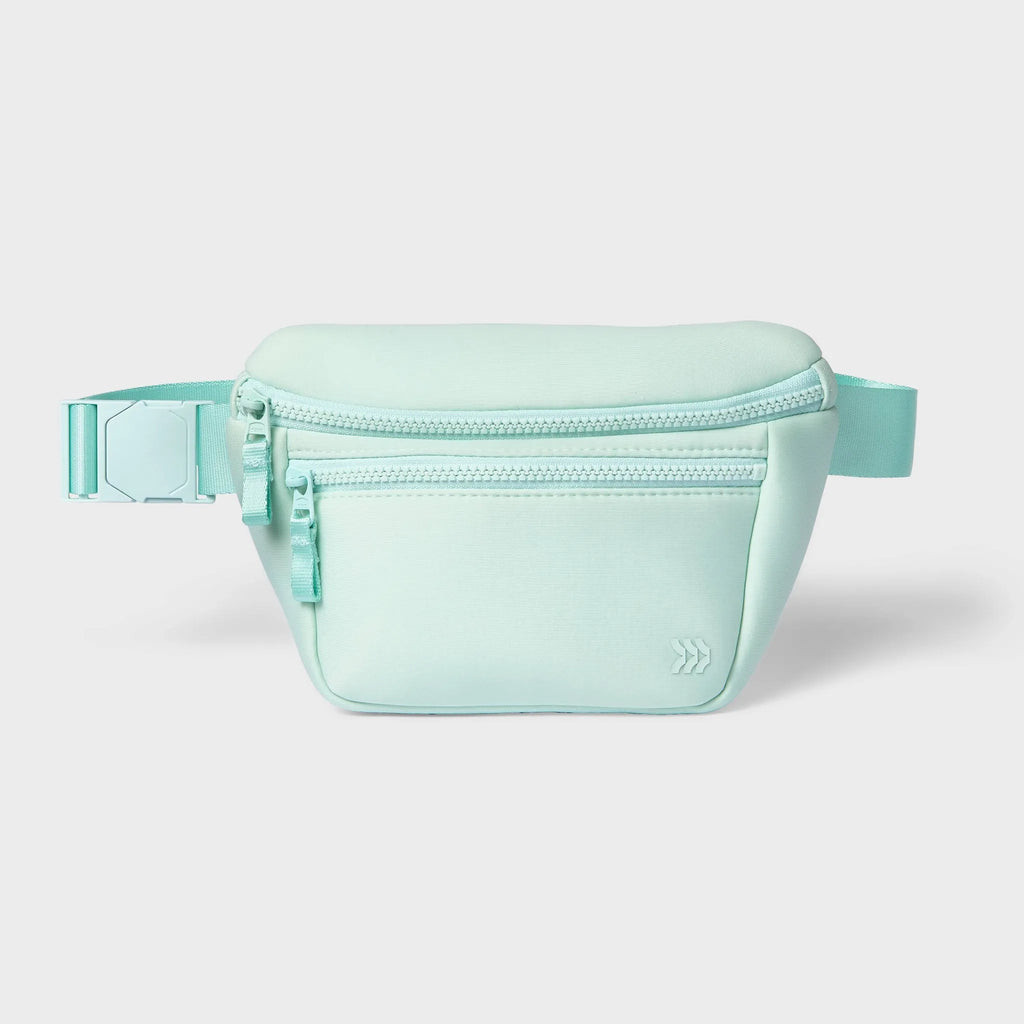 All In Motion Faux Neoprene Fanny Pack - Mint | REBEL (formerly Rebelstork)