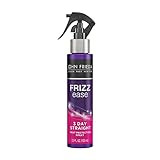 John Frieda Frizz Ease 3-day Flat Iron Heat Protectant Spray for Hair, Anti Frizz Keratin Infused St | Amazon (US)