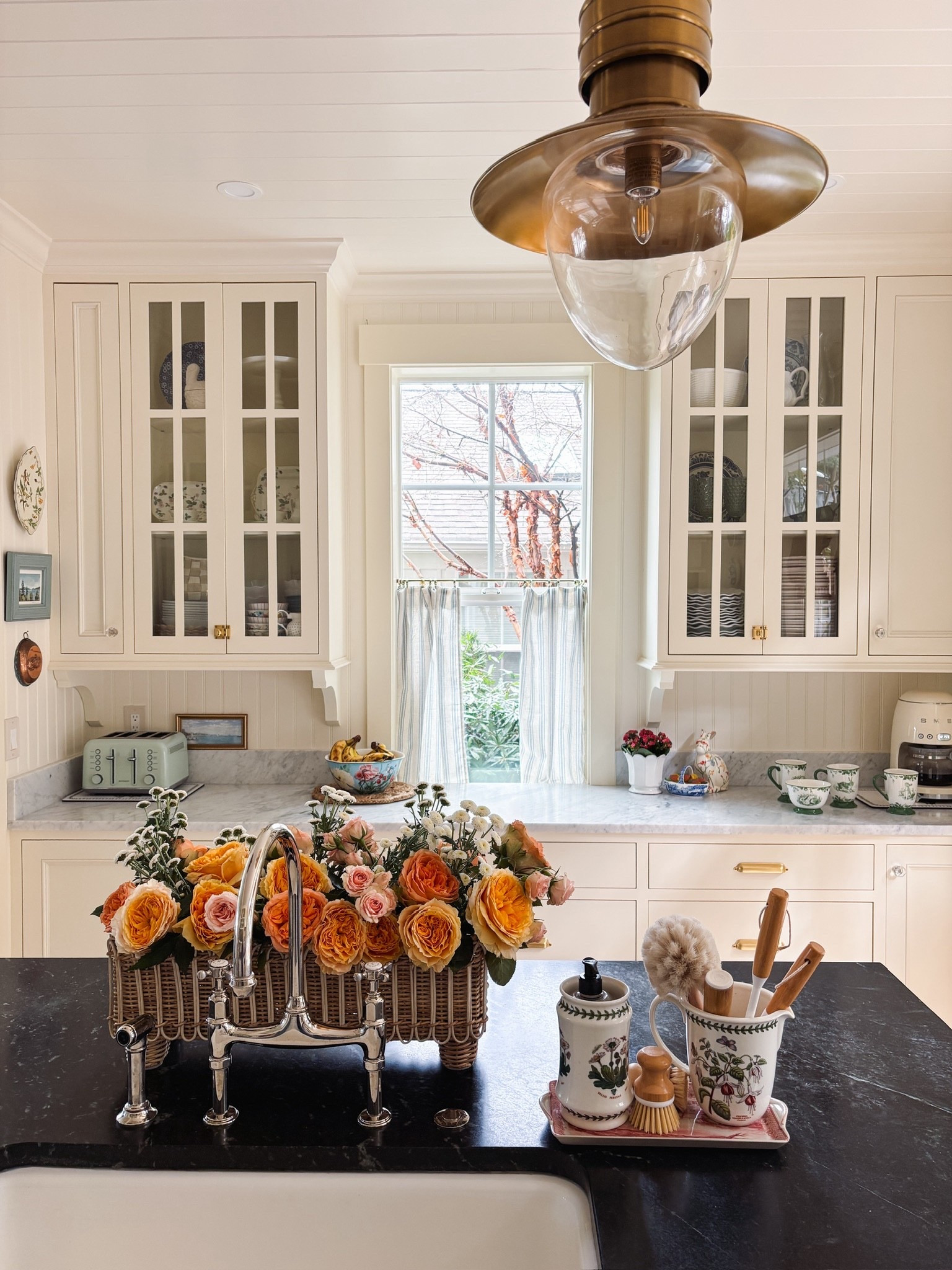 Spring kitchen - coastal cottage  

#LTKHome #LTKSeasonal #LTKSaleAlert