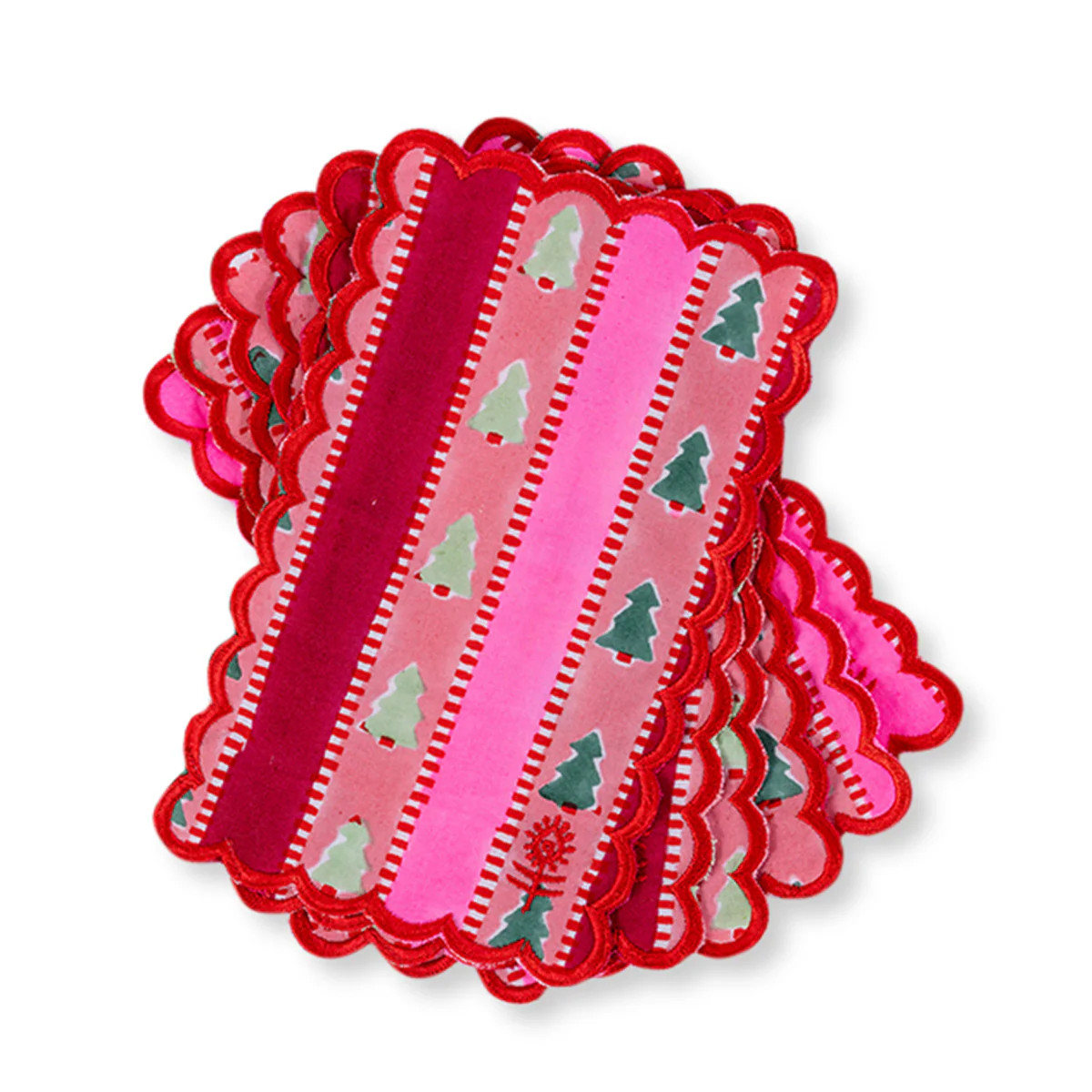 Furbish Studio - Snowwood Stripe Cocktail Napkins S/6 | Furbish Studio