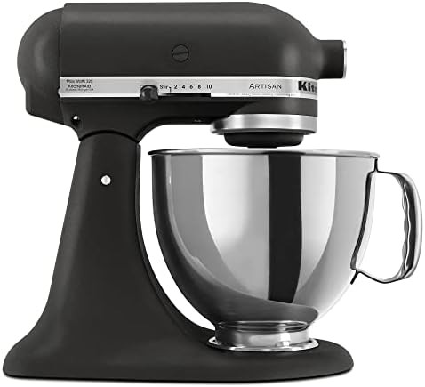 KitchenAid Artisan Series 5-Qt. Stand Mixer with Pouring Shield - Imperial Black | Amazon (CA)