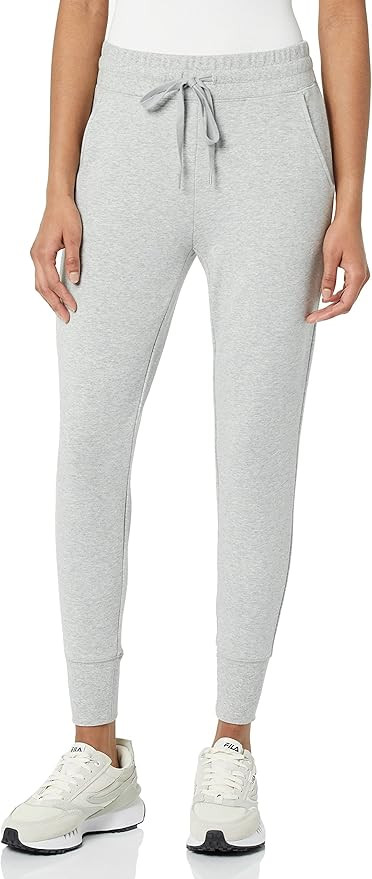 Amazon.com: Daily Ritual Women's Terry Cotton and Modal Drawstring Jogger Pant, Heather Gray, Sma... | Amazon (US)