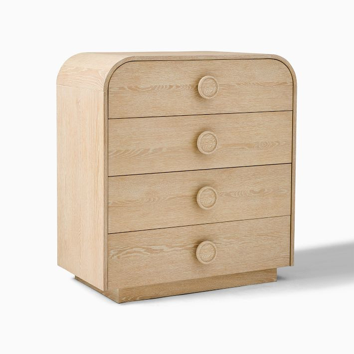 Kids Statement Knob Narrow 4-Drawer Dresser (36") | West Elm (US)