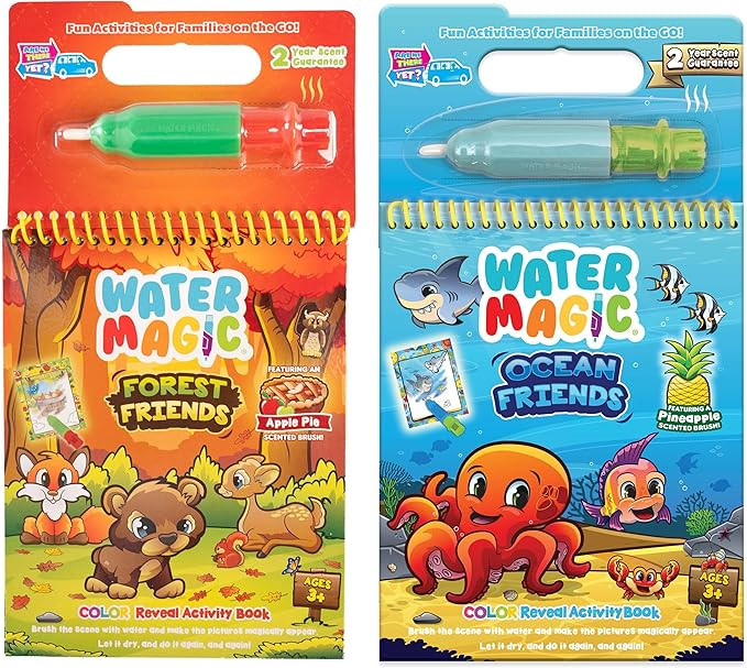 Scentco Water Magic - Scented Reusable Water Reveal Activity Books - No Mess, All Fun (Forest Fri... | Amazon (US)