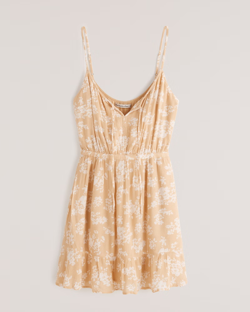 Easy Waist Mini Dress | Abercrombie & Fitch (US)